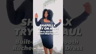 Built In 360 Smoothing Ruched Shaping Dress | Shapellx Size 3X