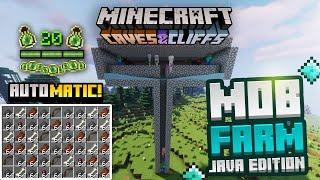 REDSTONELESS Mob & XP Farm 1.17 Minecraft Java || Gunpowder, Bows, Infinite XP! ||