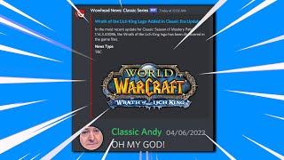 When WOTLK Classic release date is CONFIRMED!