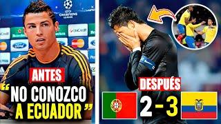 el Día que Ecuador SORPRENDIÓ a Cristiano Ronaldo en su PROPIA casa!