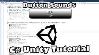 Unity Easy Button Sound Tutorial