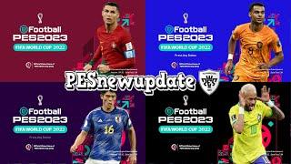 PES 2021 Menu Pack World Cup 2022 by PESNewupdate (8 Themes)