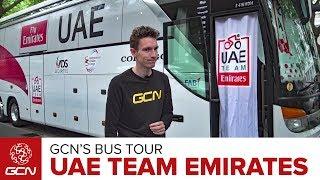 UAE Team Emirates Cycling Team Bus | GCN's Bus Tours