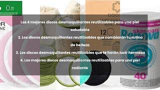 Discos desmaquillantes reutilizables