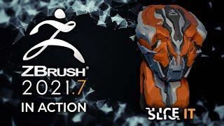 ZBrush 2021.7 In Action! - Slice It With the New Knife Brushes! Now Available!