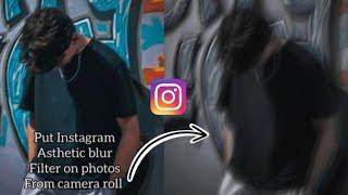 Cara memasang filter buram estetika instagram pada foto dari rol kamera