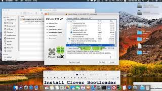 Install Clover EFI Bootloader on hackintosh mac OS High Sierra 10.13