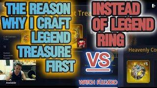 MIR4 GLOBAL 500 PLAYS | WHY I CRAFT LEGEND TREASURE FIRST INSTEAD OF LEGEND RING