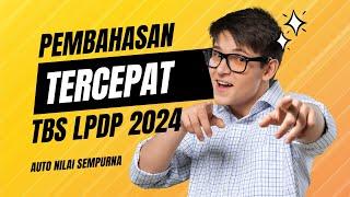 Pembahasan Tercepat Tes Bakat Skolastik LPDP 2024 #5