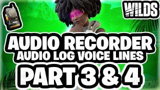 Fortnite Audio Recorder Doctor Slone Audio Log Voice lines "Part 3 & 4" (CH4-S3) [v25.30]