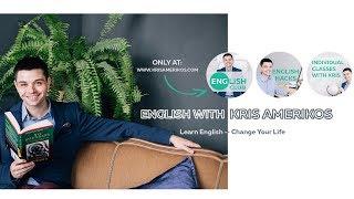 English With Kris Amerikos - Channel Intro - Learn English online free video lessons