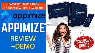 Appimize Review ️ Bonus $9988 + Skype Coaching + Cashback️Revolutionary PWA Mobile App Builder