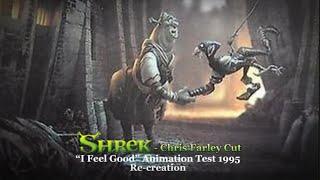 “Shrek” - Chris Farley Cut: “I Feel Good” 1995 Animation Test Re-Creation