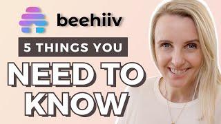 Beehiiv Newsletter Walkthrough: 5 Things You Need To Know