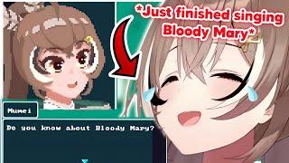 Mumei is really impressed by Pixel Mumei being too accurate