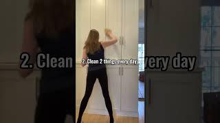 The EASIEST Daily Cleaning Routine (This 1-2-3 trick is foolproof!) #shorts