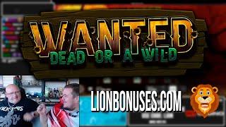 WANTED DEAD OR A WILD  INSANE BASEGAME WIN  VIHISLOTS TWITCH STREAM