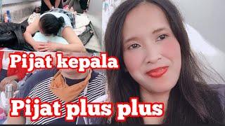 PIJAT KEPALA & BOKONG MAMA MUDA||PIJAT PLUS PLUS DI ALAM TERBUKA..‼️