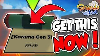 Big RC Code!! Get This *NEW* GEN-3 KORAMA FAST + BOSS LOCATION In Shindo Life New Update!