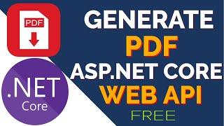 Generate PDF Report in ASP.NET Core Web API