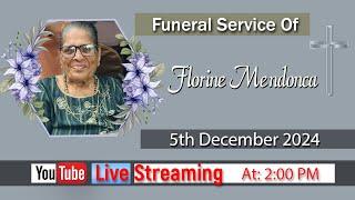 Funeral Service Of "Florine Mendonca"