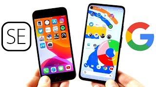 iPhone SE 2020 vs Google Pixel 4a Speed Test!