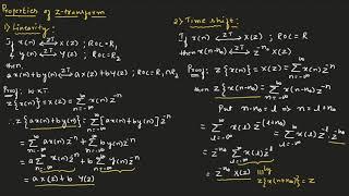 Properties of Z transform in signals and systems (part-1) || EC Academy