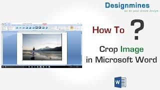 How to Crop Image / Picture in Word Document