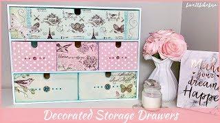 ROOM DECOR | Decorated IKEA Storage Drawers