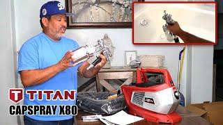 UNBOXING THE NEW TITAN CAPSPRAY X80 HVLP with Maxum II Spray Gun | BATHTUB REGLAZING DP TUBS