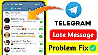 How to fix Telegram late message problem 2024 | telegram late notification problem solved 2024