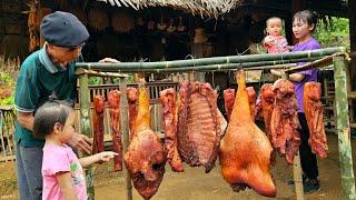 Traditional Pork Making Process: Processing & (Long-term Storage) - Countryside Life | Ly Phuc Binh