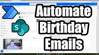 How to Automate Birthday Emails for Employees Using Power Automate and SharePoint | 2022 Tutorials