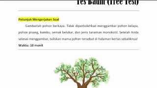 PSIKOTEST - TES BAUM TREE TEST