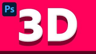 How To Create 3D Text in Photoshop › Tutorial ‹