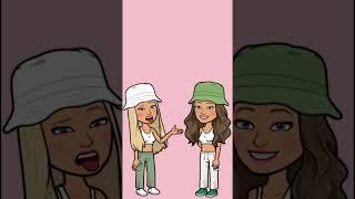 matching bitmojis for 2 girls!