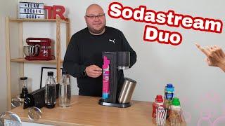 Sodastream Duo im Test Review Wassersprudler mit einfachem System zum Kartusche Zylinder wechseln