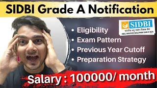 SIDBI Grade A Notification | Preparation Strategy | Form के सभी Doubts Cleared