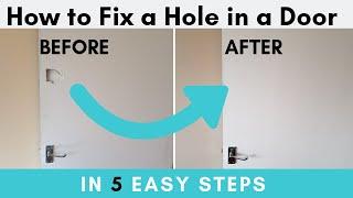 How to Fix a Hole in a Door in 5 Easy Steps