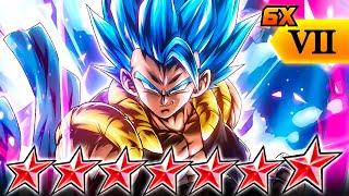 (Dragon Ball Legends) 6x ZENKAI BUFFED LF GOGETA BLUE DOES NUCLEAR DAMAGE WITH HIS STRIKE CARDS!