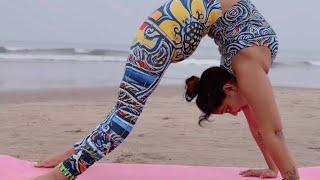 Advanced Yoga Poses | Goa Beach | Yoga with Urmi Pandya