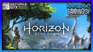 Horizon Zero Dawn  Gameplay IdeaPad Gaming 3i GTX-1650 i5 10300H 16GB RAM