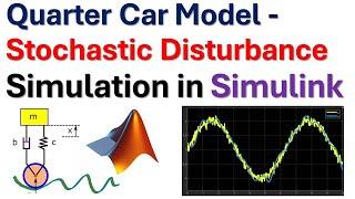 Quarter Car Model - Stochastic Simulation in Simulink and MATLAB - Control Engineering Tutorial