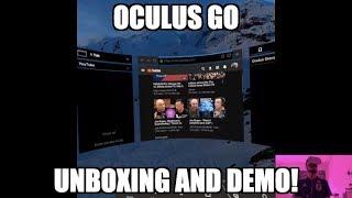 Oculus Go - Unboxing and VR Demo!!