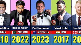 All ICC Cricketer of the Year Award Winners (2004-2024)