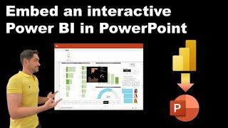 Embed Power BI in PowerPoint interactive