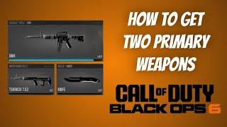 How to Equip Two Primary Weapons in Call of Duty Black Ops 6 |  BO6 for PS5, Xbox, and PC