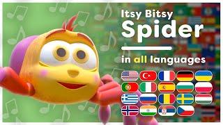 Itsy bitsy spider! | All languages! | Multilanguage Kids Song | Hey Kids Worldwide