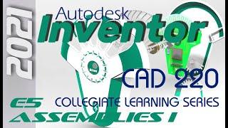 E5 Autodesk Inventor 2021 - Assembly Basics 1