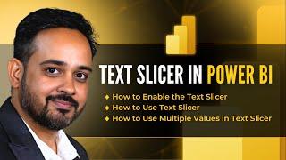 Text Slicer in Power BI | Power BI Text Slicer Update | How to Enable Text Slicer | New Text Slicer